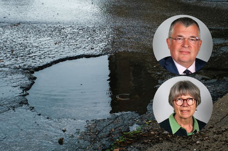 Cllr Iain McIntosh questioned Cabinet Member Cllr Jackie Charlton on the number of pothole damage claims submitted to Powys County Council and how many were successful