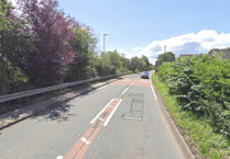 Cyclist taken to hospital after collision near castle