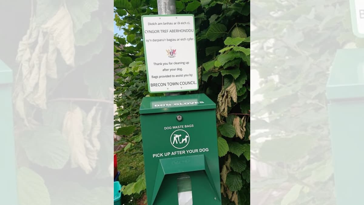 Brecon businesses invited to sponsor dog waste bag dispensers