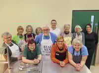 Builth Wells seniors enjoy belated Christmas party