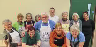 Builth Wells seniors enjoy belated Christmas party