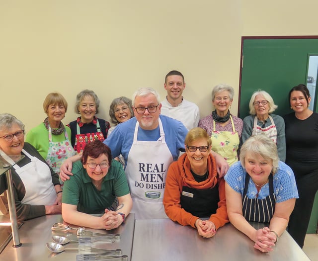 Builth Wells seniors enjoy belated Christmas party