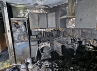 Bronllys blaze started by tumble dryer, fire service confirms