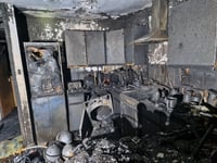 Bronllys blaze started by tumble dryer, fire service confirms