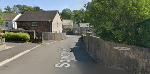 Police investigate criminal damage in Powys town