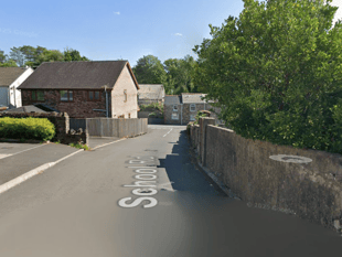 Police investigate criminal damage in Powys town