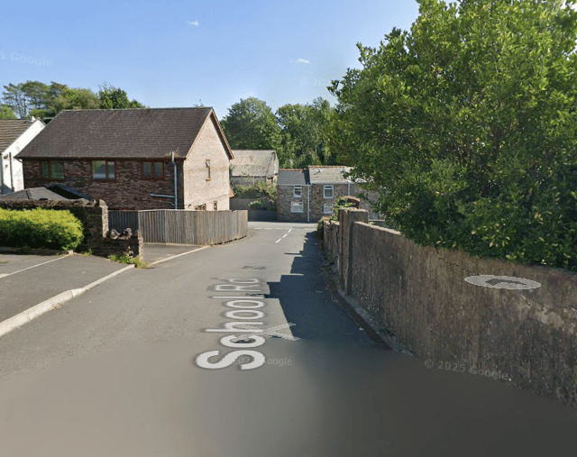 Police investigate criminal damage in Powys town