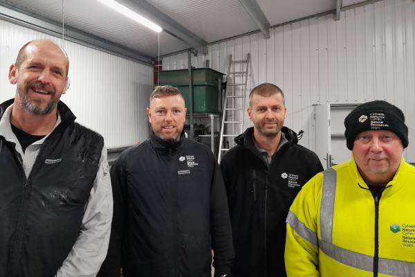 The Cynrig Hatchery team near Brecon, shortlisted for the St David Awards Environment Champion category