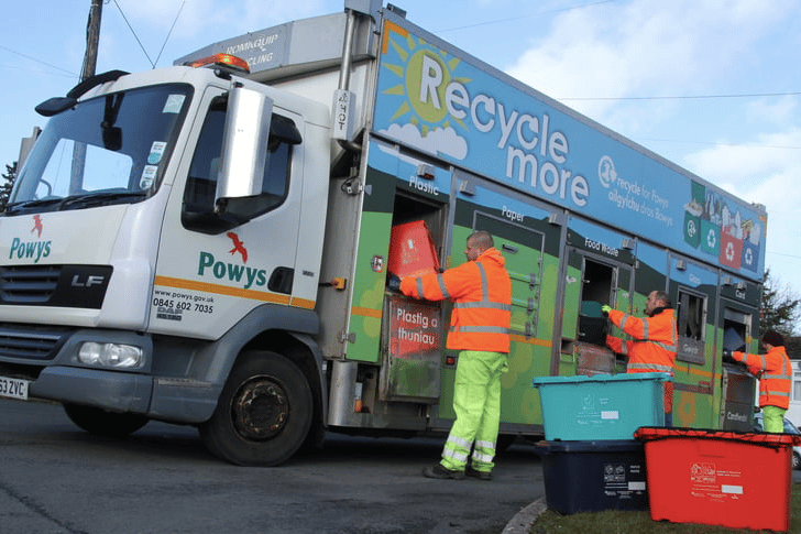 Bin collection days are changing for the majority of Powys residents as new routes are introduced.