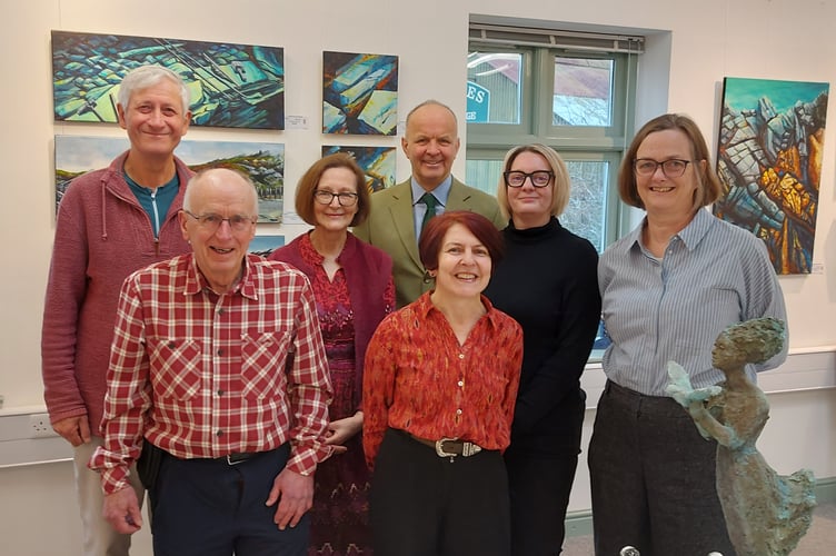 Members of the CRiC Board of Trustees with the staff team, left to right: Bill Chase, Andy Johns, Suzette Pratten, James Suter, Jan Morgan, Vicki Haycock and Helen Burns.