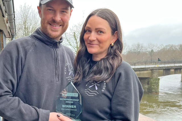 River Wye canoe hire entrepreneur triumphs at Powys Business Awards