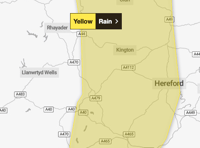 Up to 50mm of rain forecast across parts of Brecon and Radnorshire