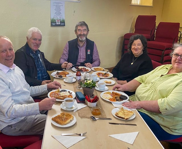 Farmers serve up £21,000 for good causes