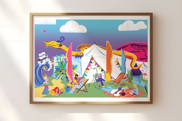 Charlotte Hepburn - Hay Festival programme cover print