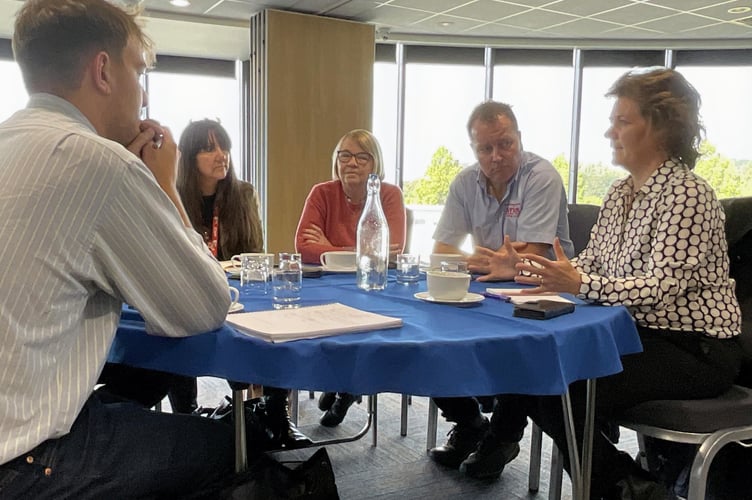 Powys County Council and BIC Innovation engaging with Mid Wales-based manufacturing businesses, and other interested parties, at an event held in Newtown to discuss the plans and survey feedback in September