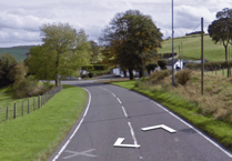 A44 Penybont to New Radnor currently closed due to collision