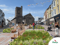 Brecon town centre development plans move into construction phase
