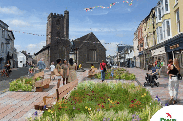 Brecon town centre development