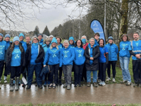 Powys 5K Your Way groups mark World Cancer Day at Builth parkrun