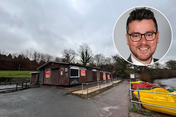 Cllr Matthew Dorrance has long campaigned for the Promenade’s regeneration. Pictured is Brecon Boathouse