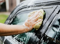 Fire crews unite across border for charity car wash