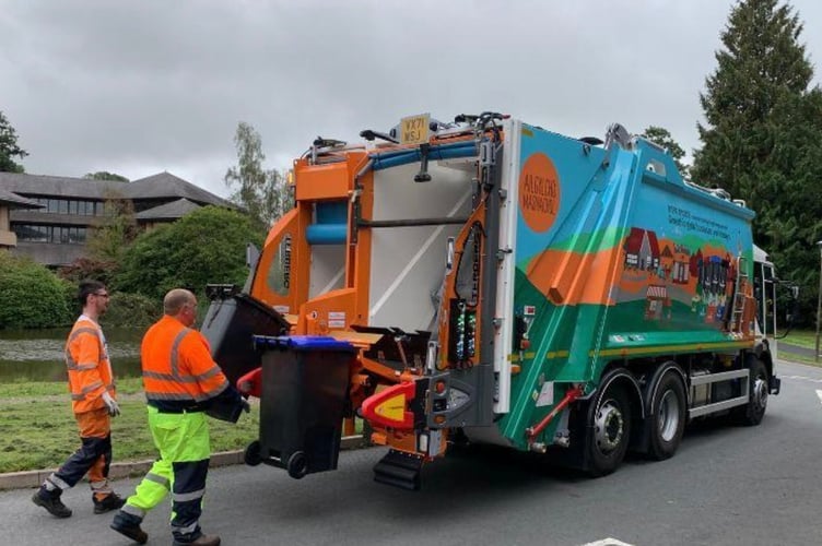 Powys waste collection