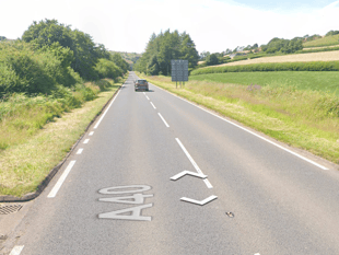 A-road near Sennybridge closed due to collision