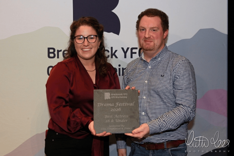 A proud moment for Meg Powell following her double acting triumph