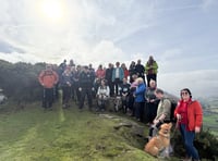 Walking business hosts relaunch event near Llangorse Lake