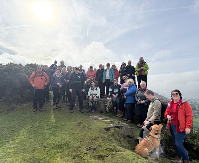 Walking business hosts relaunch event near Llangorse Lake