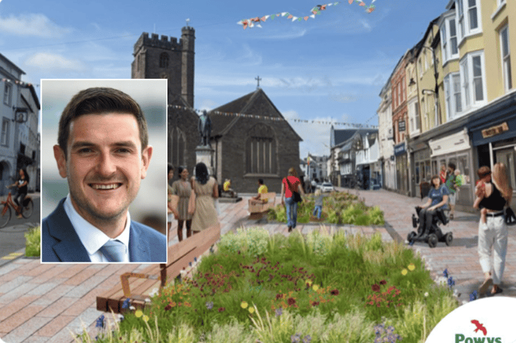Brecon development plans and James Evans MS