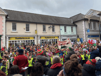 Brecon schools sing for St David's Day in Bethel Square