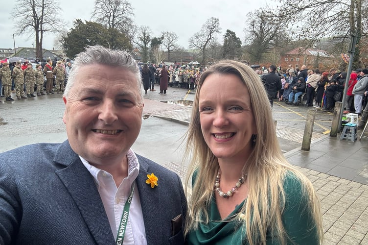 Stuart Owen, Open Newtown CEO, and Clair Swales, PAVO CEO