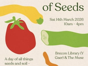 Brecon prepares for 'A Celebration of Seeds' event