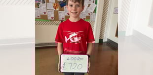 Finley’s 400km ride raises £720 for charity