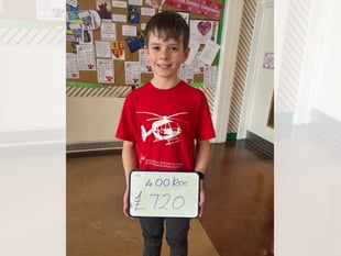 Finley’s 400km ride raises £720 for charity