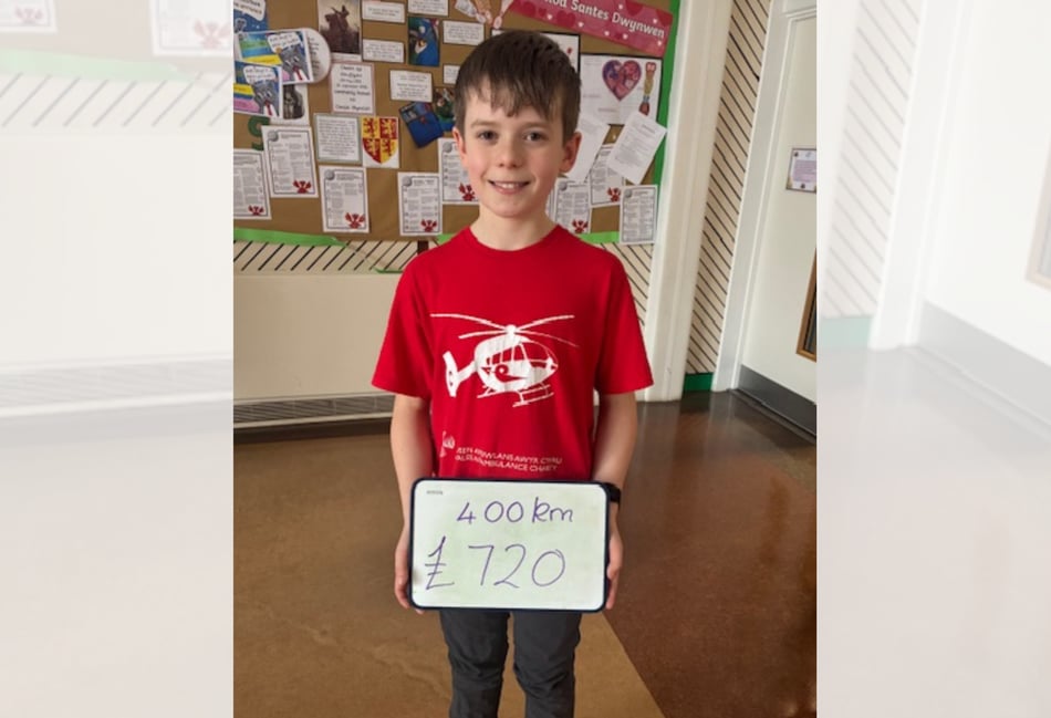 Finley’s 400km ride raises £720 for charity