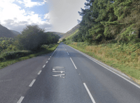 Part of A470 shut following morning collision