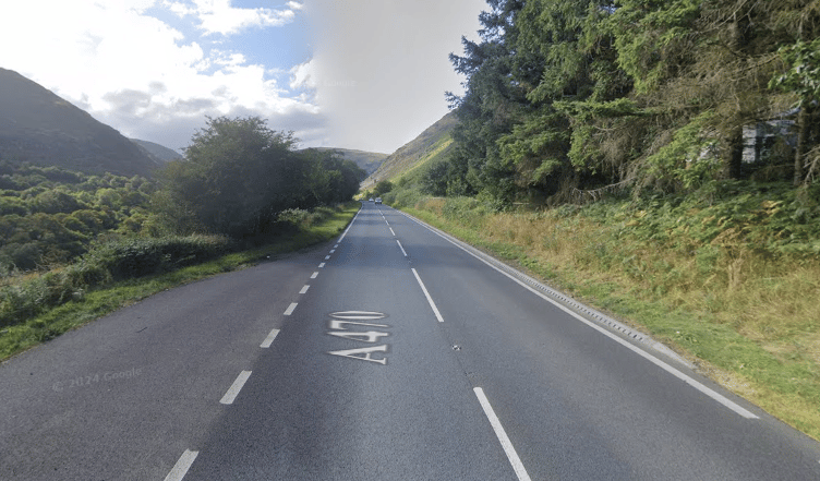 The A470 between Rhayader and Llangurig is currently closed following a crash