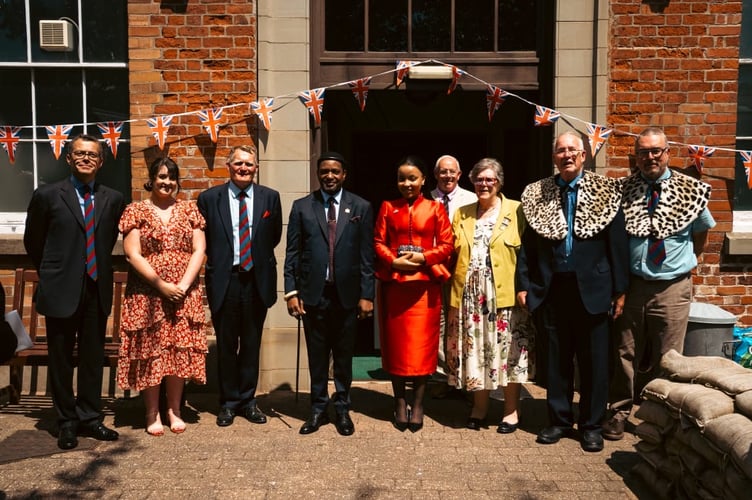 His Majesty King Misuzulu kaZwelithini visiting Brecon last summer