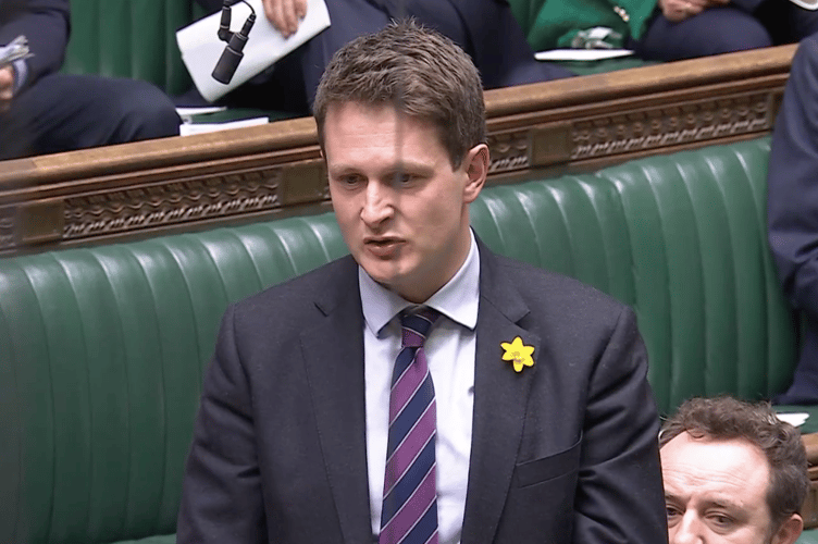 David Chadwick MP speaking in the House of Commons last week
