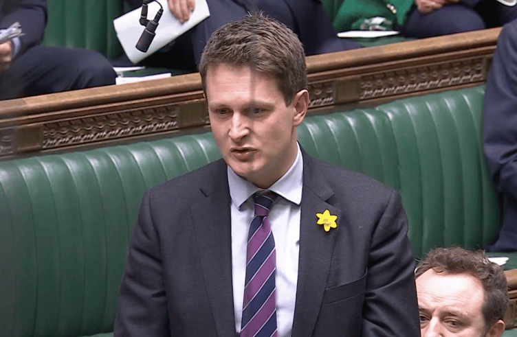 David Chadwick MP speaking in the House of Commons last week