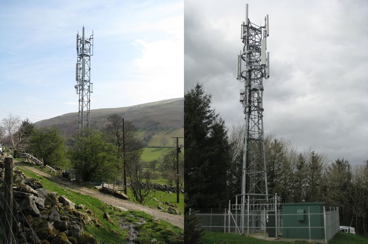 Existing mobile masts across rural Wales have been upgraded to provide stronger 4G coverage from all four network operators
