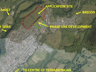 Plans for new 152-home estate in Ystradgynlais approved