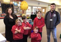 Ysgol y Bannau quizzers celebrate Cwis Dim Clem success