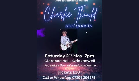 Rising star Charlie Thould returns for second fundraising concert