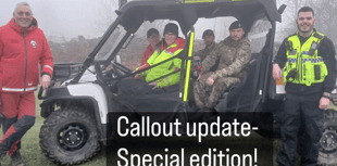 Unexploded World War II mortar found on Mynydd Llangors