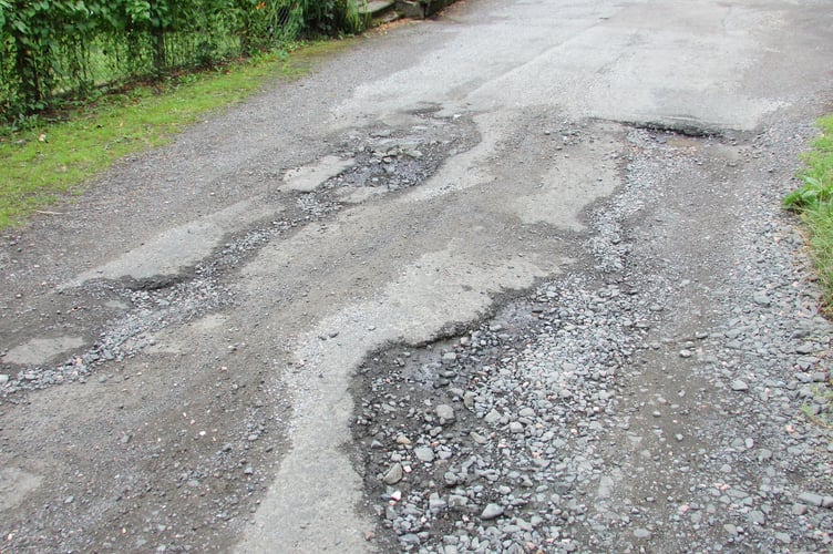 Pothole roads