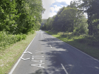 Stretch of A470 currently closed due to collision