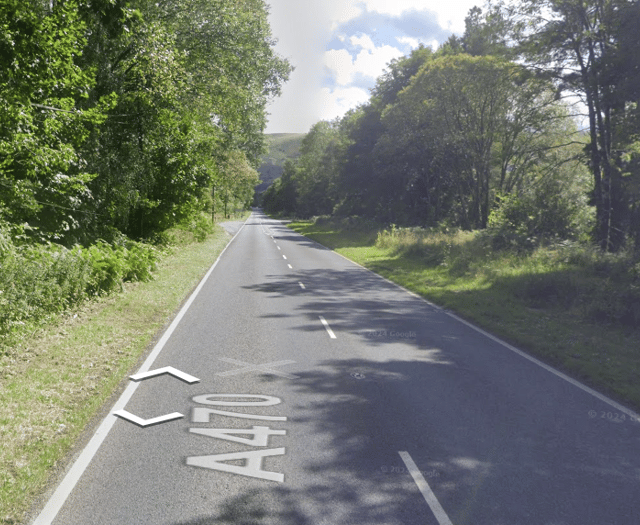 Stretch of A470 currently closed due to collision